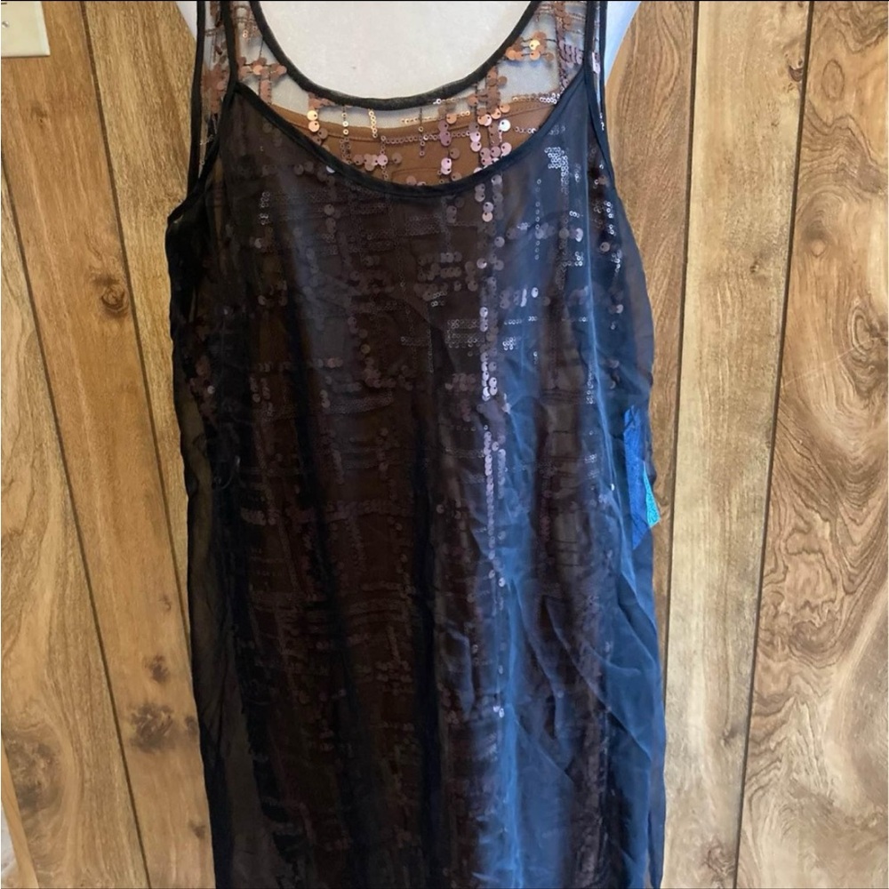 NEW Vera Wang Sequin Dress L
